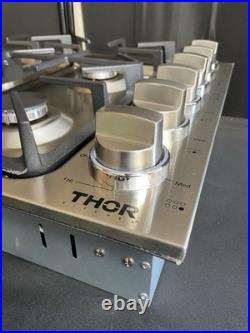 Thor Kitchen 36 Inch Professional Gas Cooktop Stainless Steel TGC3601