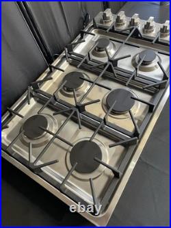 Thor Kitchen 36 Inch Professional Gas Cooktop Stainless Steel TGC3601