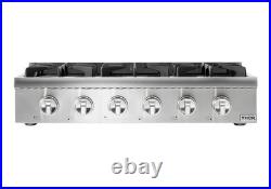 Thor Kitchen HRT3618ULP Liquid Propane 36W Built-In Gas Rangetop Stainless