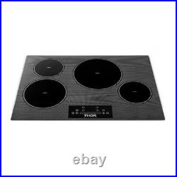 Thor Kitchen TIH30 30W 4 Burner Induction Cooktop, Black