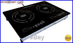 True Induction MD-2B Mini Duo Double Burner Counter Inset or Portable 110vac