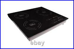 True Induction TI-3B Energy Efficient Induction Cooktop, 3 Burner Counter Inset