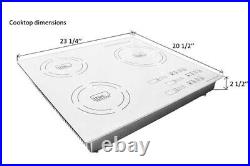 True Induction TI-3B Energy Efficient Induction Cooktop, 3 Burner Counter Inset