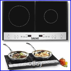 Two Burner Hot Plate For Cooking Electric Cooktop Stove RV 2 Range Induction Kit