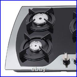 USA5BurnersGasStove35 4 Built InGasCooktopNaturalGasPropaneStainless