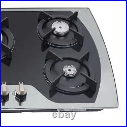 USA5BurnersGasStove35 4 Built InGasCooktopNaturalGasPropaneStainless