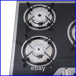 USED! 5 Burners 30 Gas Cooktop Stove Top LPG/NG Dual Fuel Built-In Stainless USED! 5 Burners 30 Gas Cooktop Stove Top LPG/NG Dual Fuel Built-In Stainless