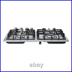 Uimoso 24 Gas Cooktop 4 Burners Built-in Gas Stove Top LPG/NG Compatible