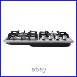 Uimoso 24 Gas Cooktop 4 Burners Built-in Gas Stove Top LPG/NG Compatible
