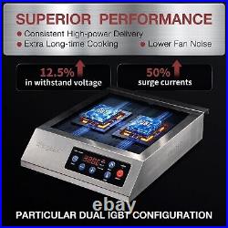 Ultra-Efficient 3200W Induction Cooktop with 10-Hour Timer Ideal for Chefs