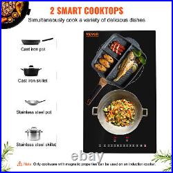 VEVOR 12 Electric Cooktop 220V240V Built-in Induction Cooktop 2 Burner