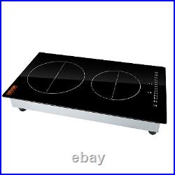 VEVOR 12 Electric Cooktop 220V240V Built-in Induction Cooktop 2 Burner