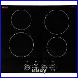 VEVOR 24 in Built-in Electric Cooktop Radiant Ceramic Cooktop 4 Burners