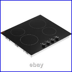 VEVOR 24 in Built-in Electric Cooktop Radiant Ceramic Cooktop 4 Burners