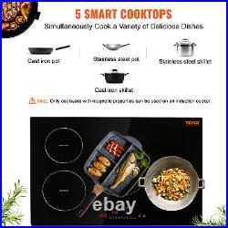 VEVOR 30in Electric Induction Cooktop 4 Burners Stove Top Touch Control 7500W