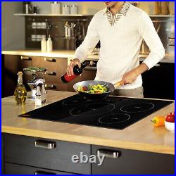 VEVOR 30in Electric Induction Cooktop 4 Burners Stove Top Touch Control 7500W