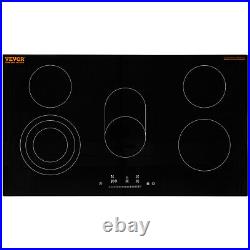 VEVOR 36 in Built-in Electric Cooktop Radiant Ceramic Cooktop 5 Burners