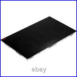 VEVOR 36 inch Built-in Electric Cooktop Radiant Ceramic Cooktop 5 Burners