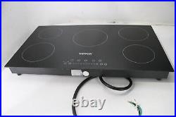 VEVOR Built In Induction Electric Stove Top 5 Burners 35 Inch Electric Cooktop