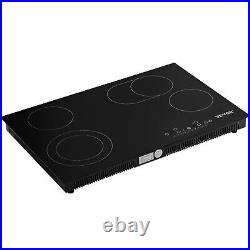 VEVOR Built-in Ceramic Cooktop 4 Burners Ceramic Glass Stove Top Touch Control