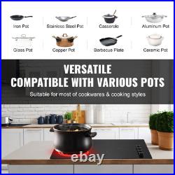 VEVOR Built-in Electric Cooktop Radiant Ceramic Cooktop 4 Burners 30.3x20.5 inch