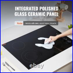 VEVOR Built-in Electric Cooktop Radiant Ceramic Cooktop 4 Burners 30.3x20.5 inch