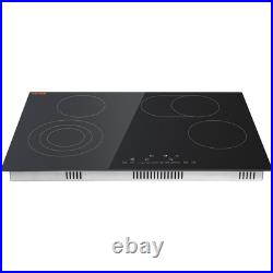 VEVOR Built-in Electric Cooktop Radiant Ceramic Cooktop 4 Burners 30.3x20.5 inch