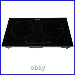 VEVOR Electric Induction/Ceramic Cooktop Built-In 2/4/5 Burner Touch Control