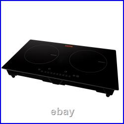 VEVOR Electric Induction/Ceramic Cooktop Built-In 2/4/5 Burner Touch Control