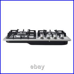 VEVOR Gas Cooktop 24 inch 4 Burners Built-in Gas Stove Top LPG/NG Convertible