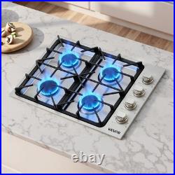 VEVOR Gas Cooktop 30 inch 4 Burners Built-in Gas Stove Top LPG/NG Convertible