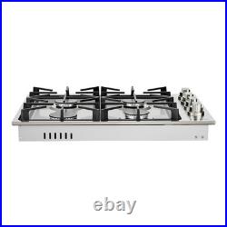 VEVOR Gas Cooktop 30 inch 4 Burners Built-in Gas Stove Top LPG/NG Convertible
