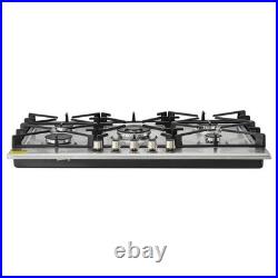 VEVOR Gas Cooktop 36 inch 5 Burners Built-in Gas Stove Top with SABAF Burner