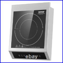 VEVOR Portable Commercial Induction Cooktop 1800W Countertop Burner 9Temp Levels