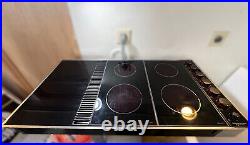 VIDEO! FREE SHIP! Jenn-Air Triple Electric Downdraft Glass Cooktop Grill Griddle