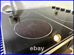 VIDEO! FREE SHIP! Jenn-Air Triple Electric Downdraft Glass Cooktop Grill Griddle