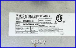 VIKING DESIGNER SERIES, 36 ELECTRIC COOKTOP, Model DECU1655BSB