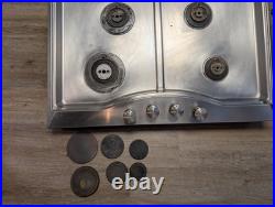 Viking 30 Natural Gas Cooktop 4 Burners Stainless DGSU1004BSS Tested