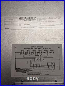 Viking 30 Natural Gas Cooktop 4 Burners Stainless DGSU1004BSS Tested