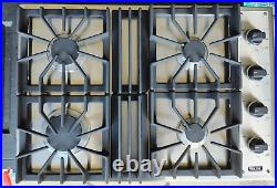 Viking 30 Natural Gas Cooktop 4 Burners Stainless VGSU101-4BSS TESTED