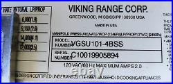 Viking 30 Natural Gas Cooktop 4 Burners Stainless VGSU101-4BSS TESTED