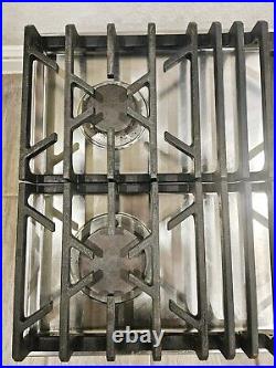 Viking 30 Natural Gas Cooktop 4 Burners Stainless VGSU1024BSS TESTED