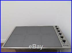Viking 36 Inches Magnequick LED Induction Ceramic Surface Cooktop VICU53616BST
