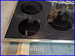 Viking 45 Ceramic Glass Electric Cooktop With 6 Elements Model RVEC3456BSB