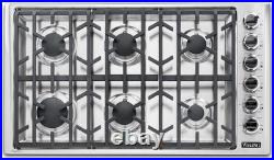 Viking 5 Series VGSU53616BSSLP 36 Professional 6 Burners Gas Cooktop 2025 Model