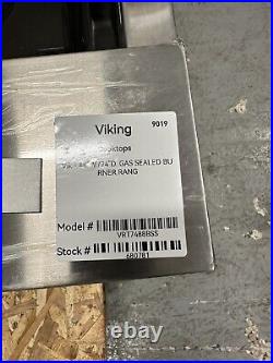 Viking 7 Series 48 Gas Rangetop with 8 Burners VRT7488BSS