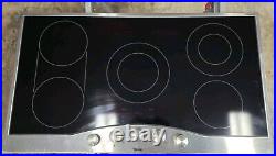 Viking DECU1655BSB Designer Series 36 Inch Smoothtop Electric Cooktop TESTED