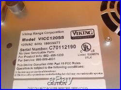 Viking Portable Induction Cooktop Model VICC120SS
