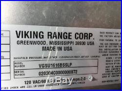 Viking Pro Stainless Steel 36 Propane Cooktop In Mint Condition (vgsu1616bsslp)