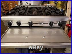Viking Pro Vgrt3604qss 36 Gas Rangetop Used Fully Tested